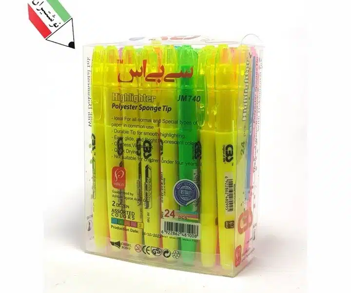 ماژیک علامت زن قلمی در 5 رنگ سی بی اس jm 740