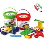 خمیر 6 رنگ سطلی آریا