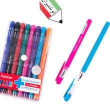 پک خودکار 8 رنگ بدنه جیر نوک 1 پنتر