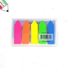 استیکر نوت مثلثی چسب دار 5 رنگی