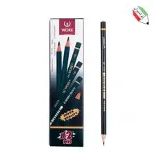 مداد مشکی بدنه سبز ووک