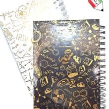 دفتر 100 برگ فرمول تک خط فنری سایز a5 برگ تحریر