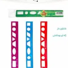 خط کش 20 سانت ژله ای شابلون دار صریر 39017 و 1049