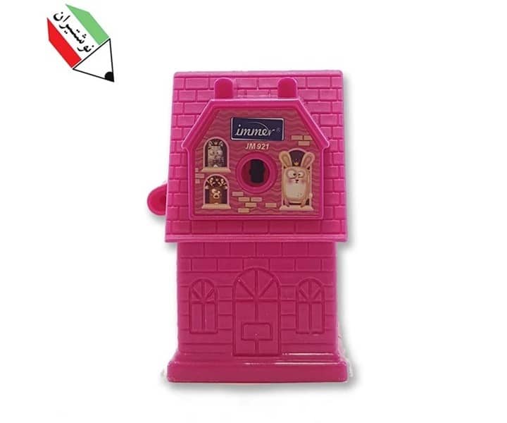 تراش رومیز طرح کلبه با تیغ تمام فلز ایمر 921