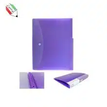 کلاسور 100 برگ 26 حلقه طلقی قفل پلاستیک کتیبه تحریر