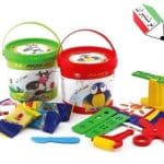 خمیر 6 رنگ سطلی آریا