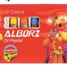 پاستل 6 رنگ جعبه مقوایی البرز 26018