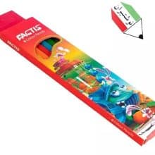 مداد رنگی 6 رنگی جعبه مقوایی مدل فکتیس 1675
