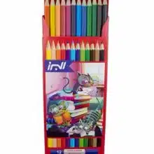 مداد رنگی12رنگ جعبه مقوایی البرز کد 25063