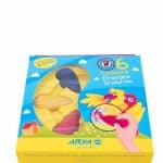 مداد شمعی 6 رنگ کرایون دوکی آریا 1685