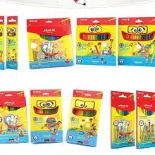 مداد رنگی 24 به علاوه 2 رنگ جعبه مقوایی آریا 1312