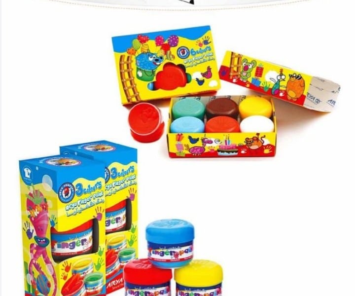 رنگ انگشتی 3 رنگ آریا 1247 و 7004 و 529