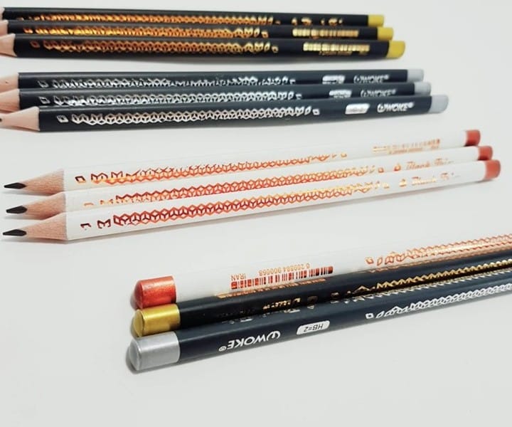 مداد مشکی سه گوش سه رنگ ووک مداد مشکی سه گوش سه رنگ ووک