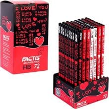 مداد مشکی طرح عشق فکتیس