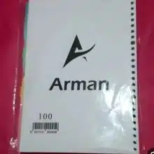 کاغذ یدک کلاسور 100 برگ 26 حلقه آرمان0085