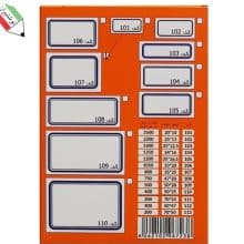 برچسب دور آبی اسپادانا کد 0236