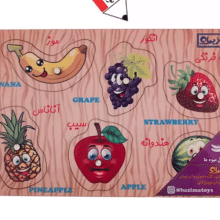 پازل چوبی میوه ها هیرون