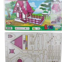 پازل چوبی 3 بعدی کلبه جنگلی ارغنون کد 028023