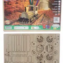 پازل چوبی 3 بعدی طرح لوکوموتیو ارغنون کد 038031