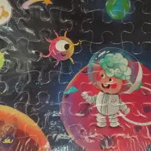 پازل فومی طرح مل مل فضانورد