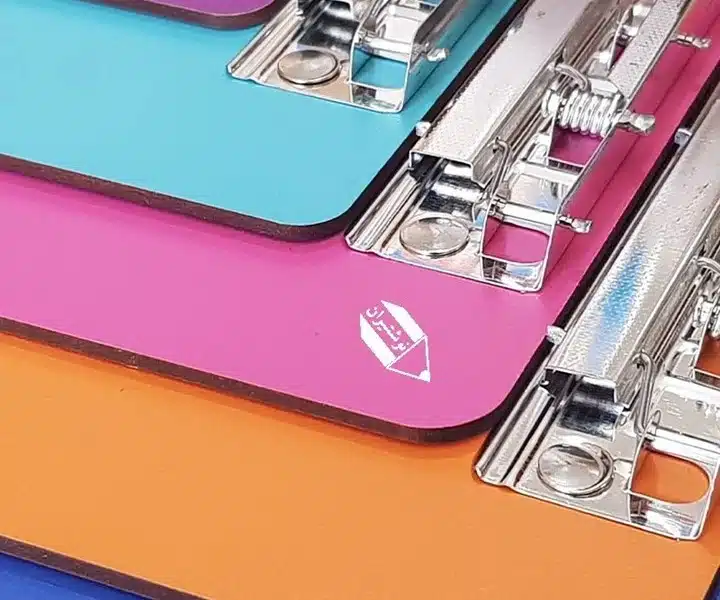 تخته شاسی رنگی A5 جنسMDF نوشتیران