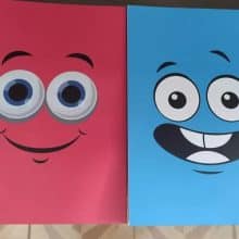 دفتر 80 برگ تک خط جلد گلاسه پرسام