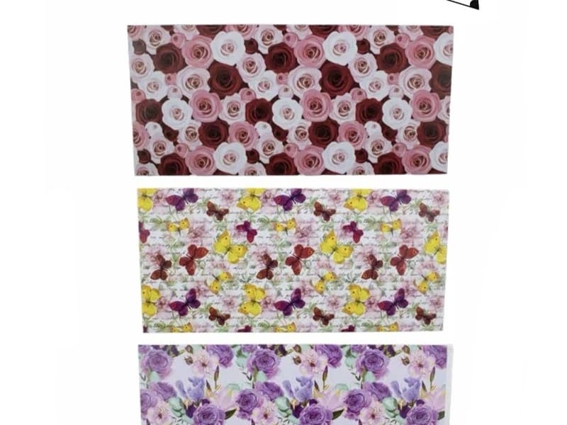 پاکت پول گلاسه طرح گل مستر گیفت 75003