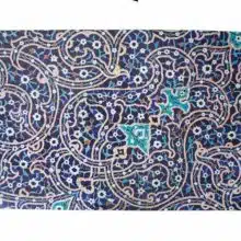 کاغذ کادو گلاسه طرح کاشی مستر گیفت 74002