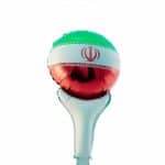 بادکنک زرورقی تزیینی طرح پرچم ایران هدهدک 8168