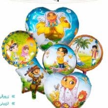 بادکنک زرورقی تزیینی پسرانه هدهدک 8038 و 21003