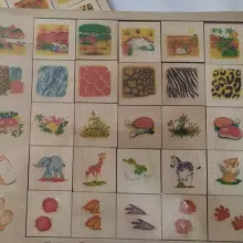 پازل 25 تکه چوبی طرح باغ وحش بیس کد 38067