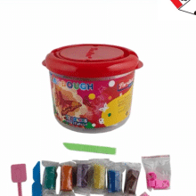 خمیر بازی 12 رنگ سطلی با ابزار پارسیکار 27030