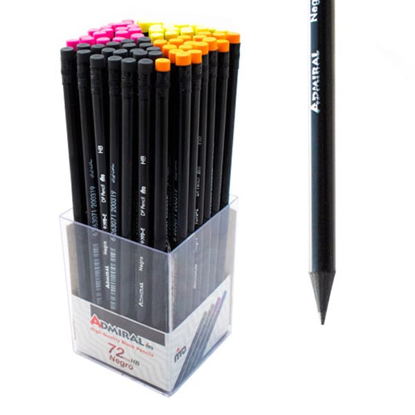 مداد مشکی پاک کن دار ادمیرال مداد مشکی پاک کن دار ادمیرال