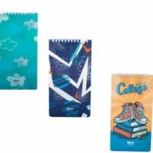 دفتر یادداشت 80 برگ فنری جلد P.P سایز 220 در 120 طرح فانتزی الیپون کد 68088