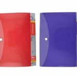 کلاسور 100 برگ 26 حلقه سایز 220 در 275 جلد P.P استریپ الیپون کد 064013