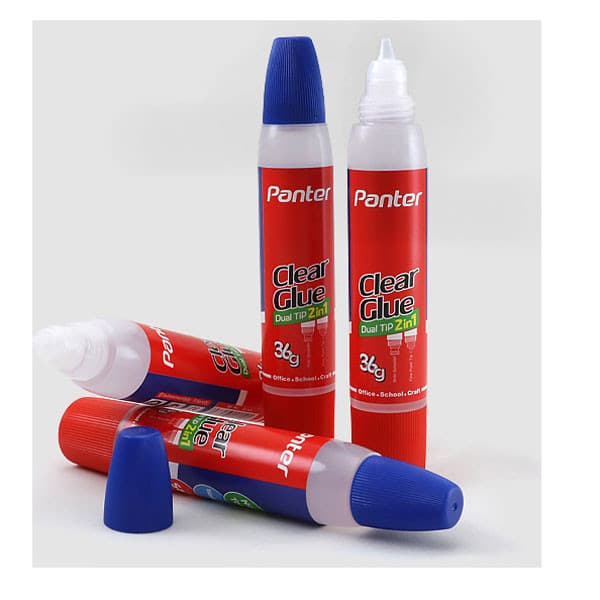 چسب مایع شفاف دو سر 36 گرمی پنتر چسب مایع شفاف دو سر 36 گرمی پنتر