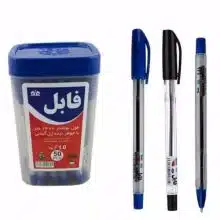 خودکار فابل قرمز بدنه کریستال نوک 1 کد 13107