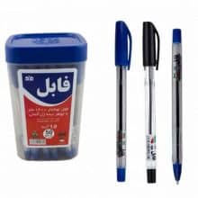 خودکار فابل مشکی بدنه کریستال نوک 1 کد 13106