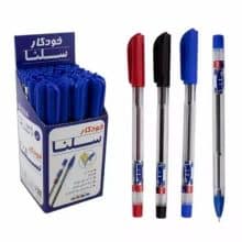 خودکار سلنا قرمز بدنه کریستال نوک 0.7 کد 13102