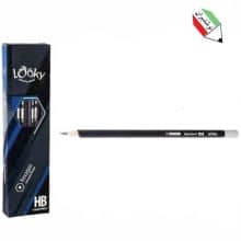 مداد مشکی بدنه شش گوش مشکی لوکی 1983