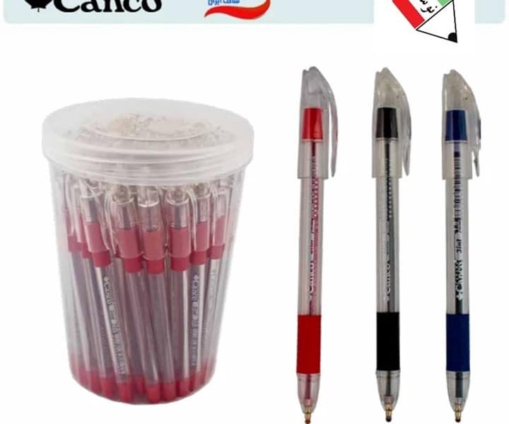 خودکار آبی گریپ دار نشکن نوک 1 میلیمتر سه در یک کنکو 13032