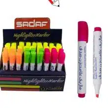 ماژیک هایلایت فسفری علامت زن سر تخت صدف 12079