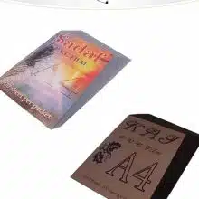 طلق صحافی A4 جفت قرمز شفاف صبا 9030