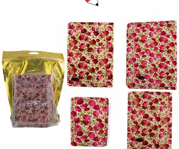 ست 4 تکه دفتر و کلاسور پارچه ای اعلا دوختی مهربانو روشنا 63053 ست 4 تکه دفتر و کلاسور پارچه ای اعلا دوختی مهربانو روشنا 63053