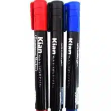 ماژیک قرمز نوک تخت جوهر ثابت کیان 1538