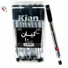 خودکار مشکی بدنه کریستال نوک 1 میلیمتر کیان 13045