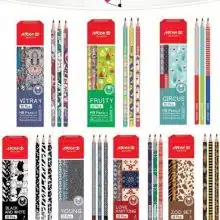 مداد مشکی ایرانی طرح دار آریا 1500