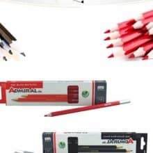 مداد مشکی بدنه پلیمری 6 ضلعی ادمیرال 1290 و 24001