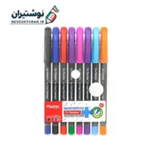 بسته 8 عددی خودکار رنگی بدنه دودی پنتر کد 625