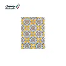 دفتر 60 برگ تک خط فنری جلد گلاسه فرم کد 4